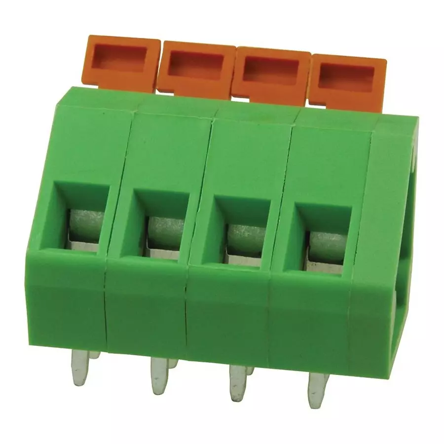 MOLEX Wire-To-Board Terminal Block 4 Ways Positions, 39700-0104