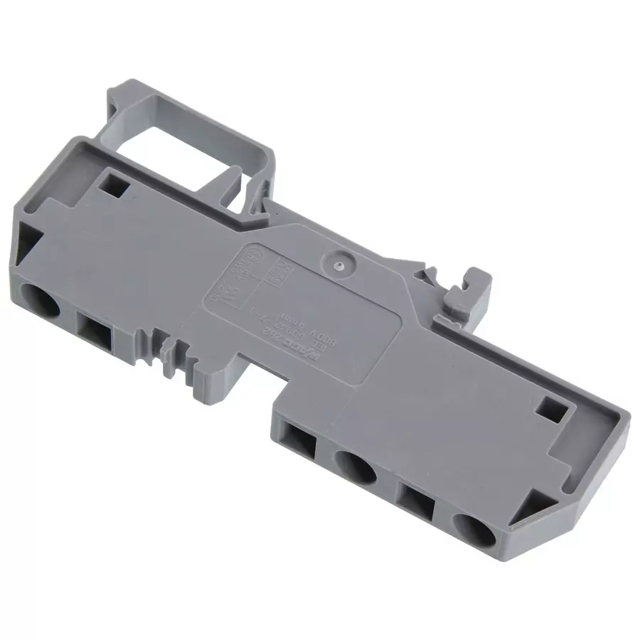 Wago TERMINAL BLOCK, DIN RAIL, 3 POSITION, 20-10AWG, 282-681..