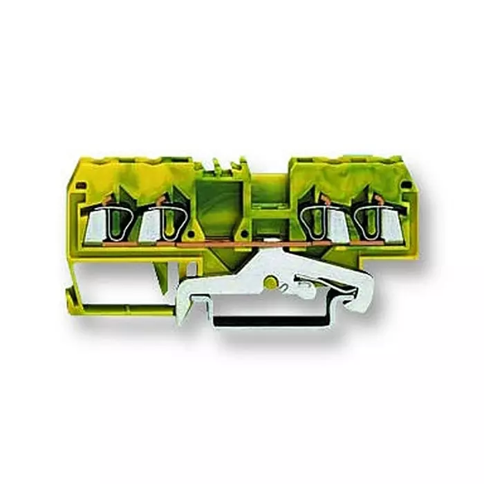 Wago TERMINAL BLOCK, DIN RAIL, 4POS, 16AWG, 279-837