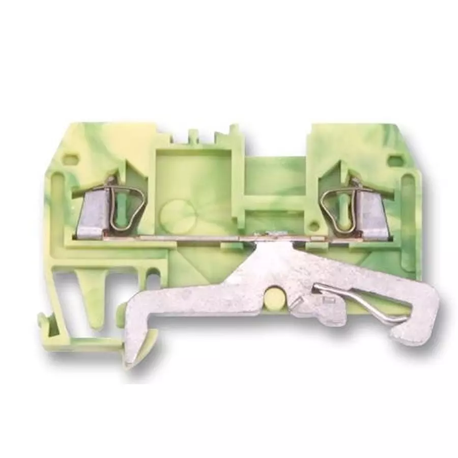 Wago TERMINAL BLOCK, DIN RAIL, 2POS, 12AWG, 281-907