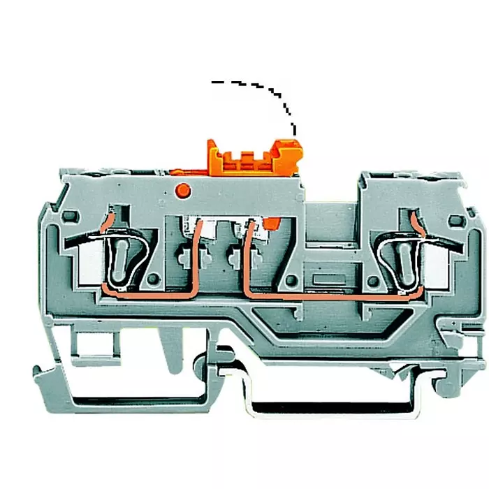 Wago TERMINAL BLOCK, 24-10AWG, 282-698/281-413