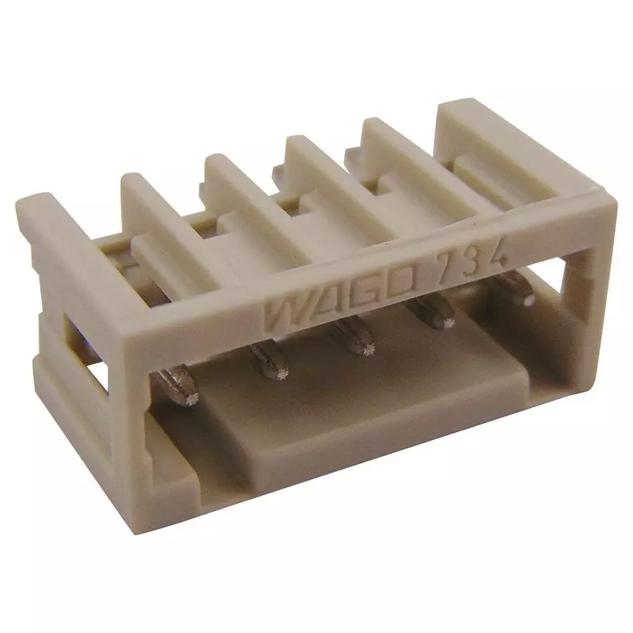 Wago TERMINAL BLOCK, HEADER, 5POS, TH, 734-135