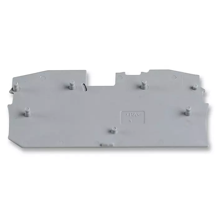Wago END PLATE, FOR 2 COND TB, GREY, 2016-1291 (Pack of 10 Pcs)