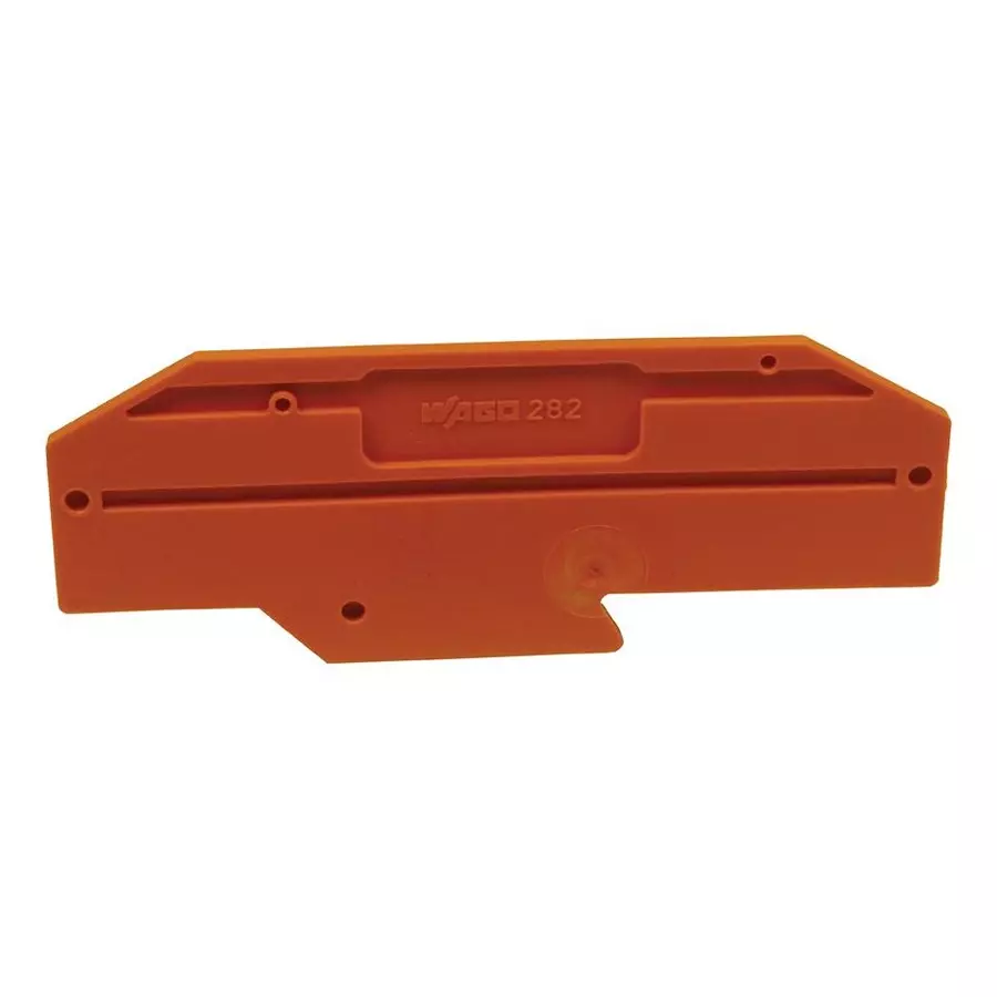 Wago END PLATE, RAIL MOUNTED TERMINAL BLOCK, 282-333