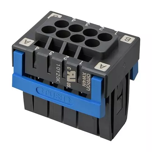 OMRON ELECTRONIC COMPONENTS TERMINAL BLOCK, PLUGGABLE, 8POS, 16AWG, XW4N-08D2-A