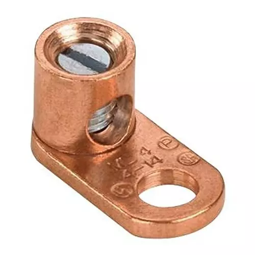 PANDUIT Lug Terminals TERMINAL, MECHANICAL LUG, M6, 4AWG, ML4-CY