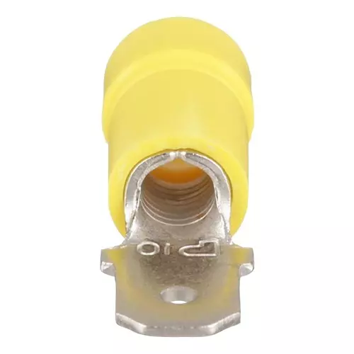 PANDUIT Quick Disconnect Crimp Terminals MALE DISCONNECT, 6.3MM, 12-10AWG, YELLOW, EDV10-250M-Q (Pack of 5)