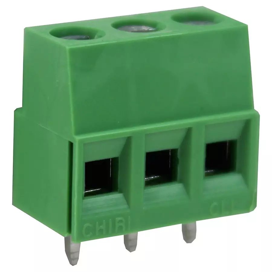 CAMDENBOSS Terminal Block, Wire To Brd, 3Pos, 12Awg, CTB0102/3 (Pack of 10)