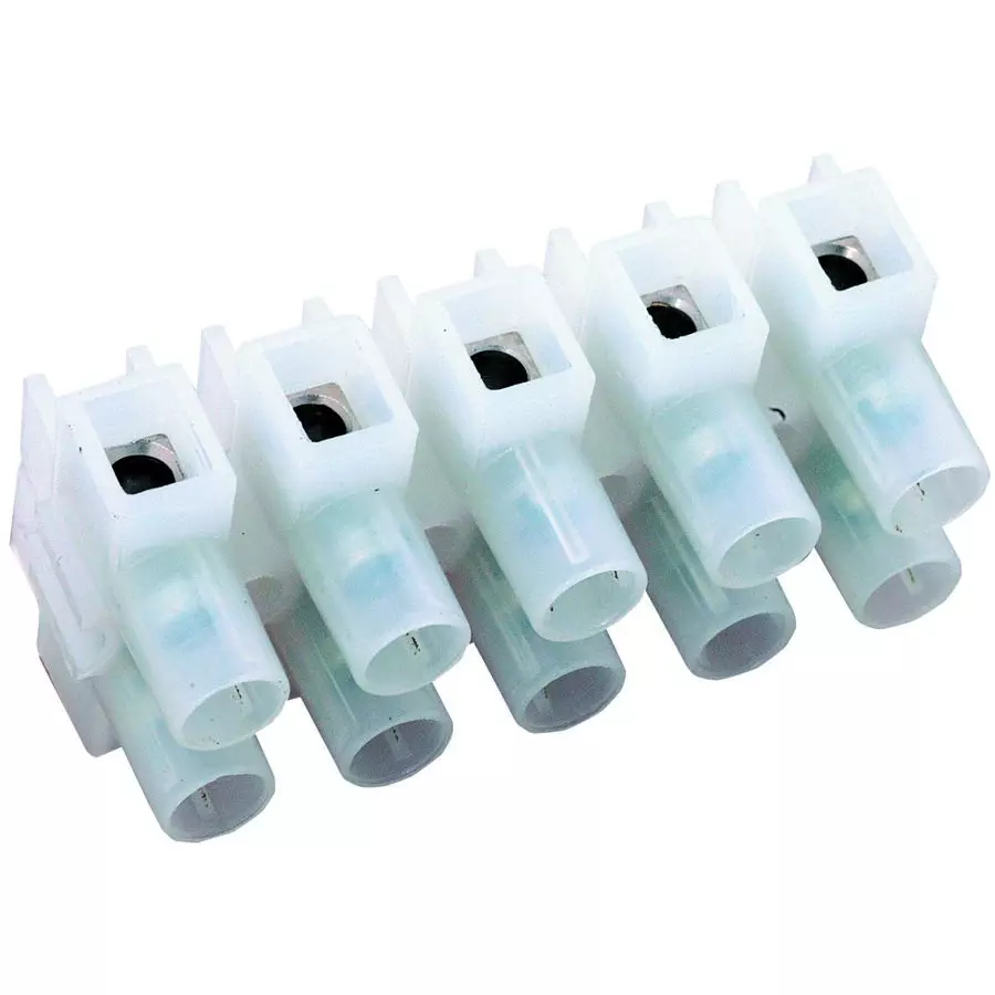 MOLEX Barrier Panel Mount Terminal Blocks TERMINAL BLOCK, BARRIER, 5POS, 12AWG 39100-1805
