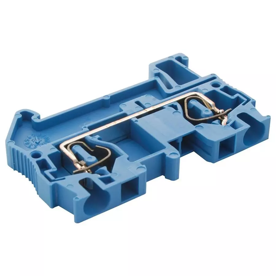 Phoenix Contact DIN Rail Terminal Blocks TERMINAL BLOCK, DIN RAIL, 2POS, 10AWG, ST 4 BU