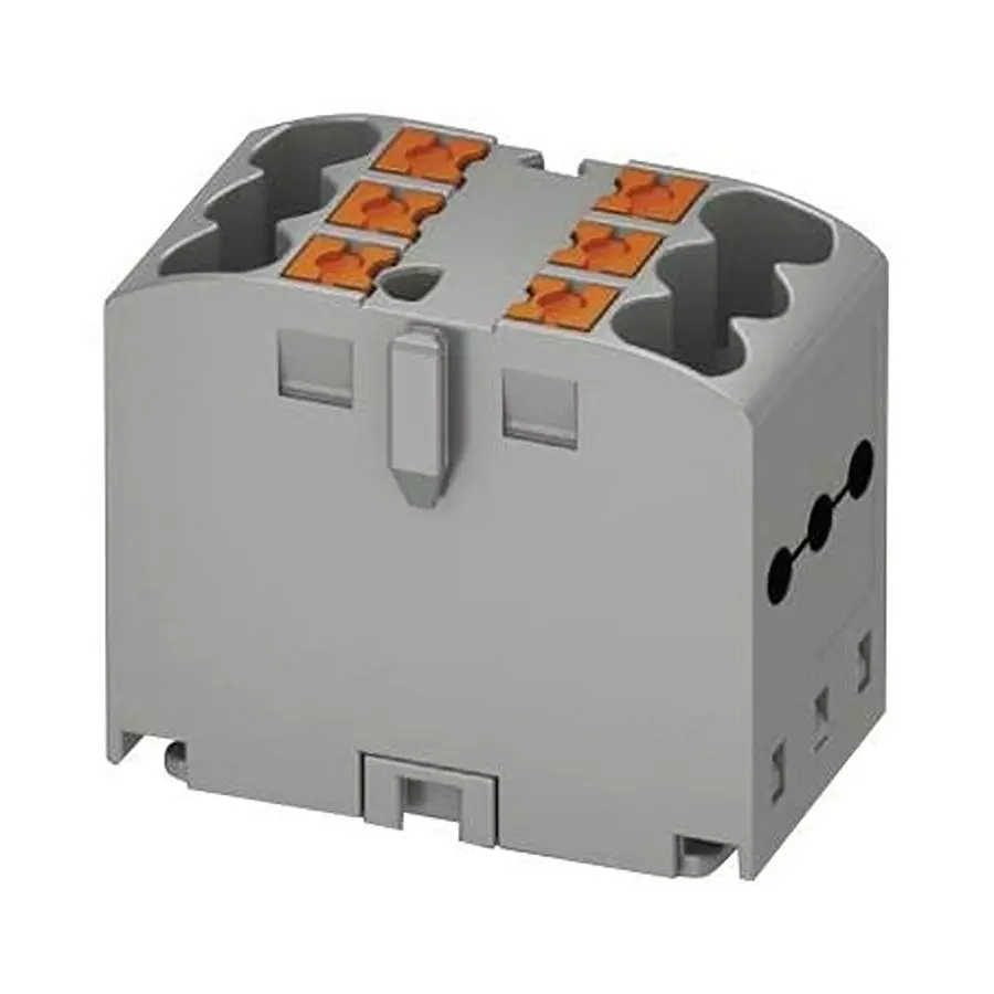 Phoenix Contact Power Distribution Blocks TB, POWER DISTRIBUTION, 6POLE, 12 AWG, 3273264