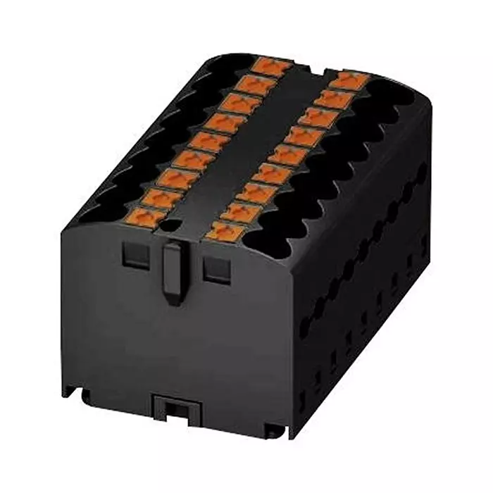 Phoenix Contact Power Distribution Blocks TB, POWER DISTRIBUTION, 18POLE, 12 AWG, 3273322
