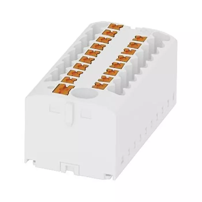 Phoenix Contact Power Distribution Blocks TB, POWER DISTRIBUTION, 19POLE, 12 AWG, 3273386