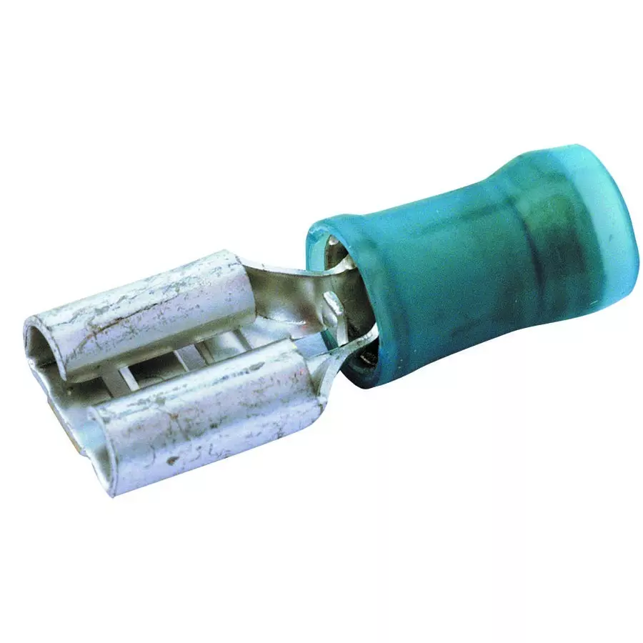 AMP - TE CONNECTIVITY FEMALE DISCONNECT, 7.62MM, 16-14AWG, BLU, 8- 640905-1
