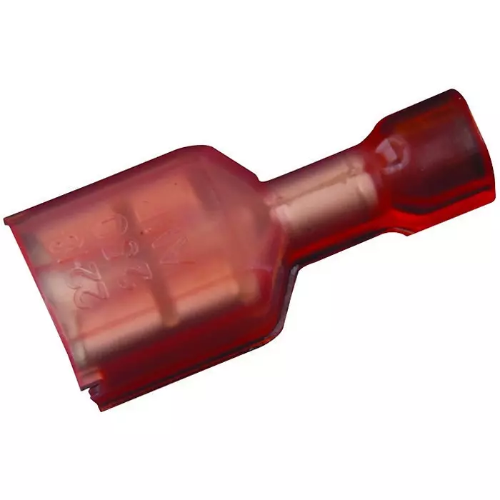 AMP - TE CONNECTIVITY TERMINAL, FEMALE DISCONNECT, 6.35MM, RED, 2-520405-2