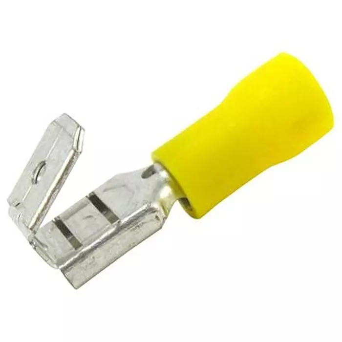 ABB - THOMAS & BETTS TERMINAL, PIGBK DISCONNECT, CRIMP, RED, 22-16AWG, TV18-250PD-XV