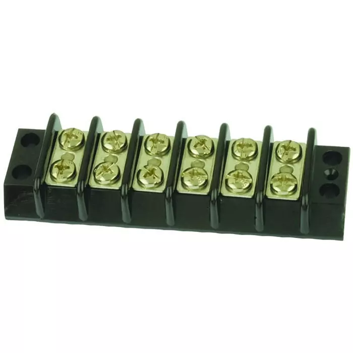 MARATHON SPECIAL PRODUCTS TERMINAL BLOCK, BARRIER, 6 POSITION, 22-12AWG, 206