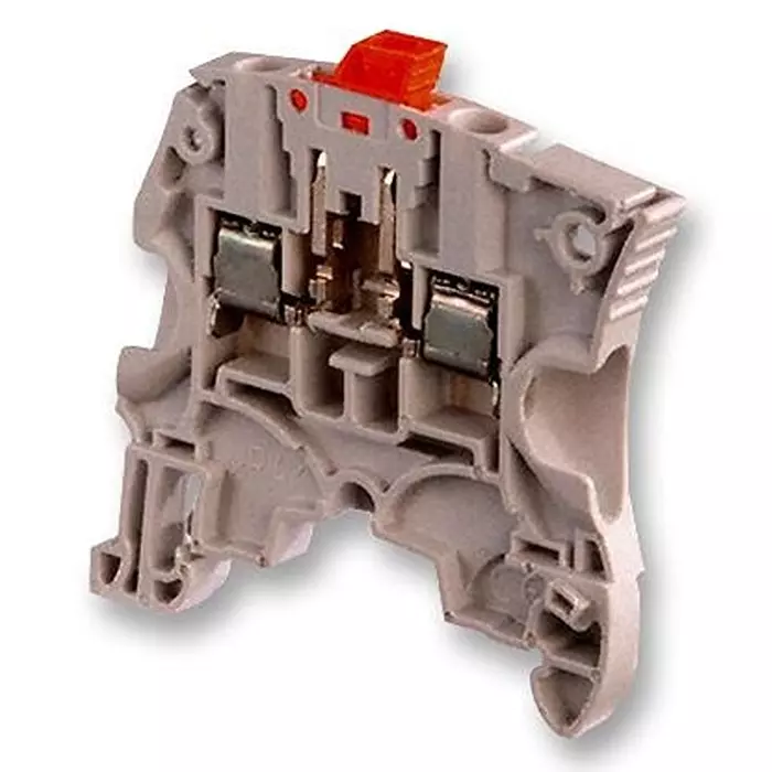 ENTRELEC - TE CONNECTIVITY TERMINAL BLOCK, DIN RAIL, 2POS, 12AWG, 1SNK505310R0000