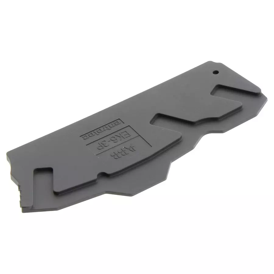 ENTRELEC - TE CONNECTIVITY END SECTION COVER, GREY, TERMINAL BLOCK, 1SNK708911R0000.