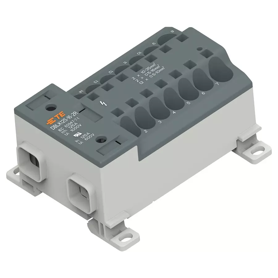 ENTRELEC - TE CONNECTIVITY TB, POWER DISTRIBUTION, 14POS, 1AWG, 1SNL412510R0000.
