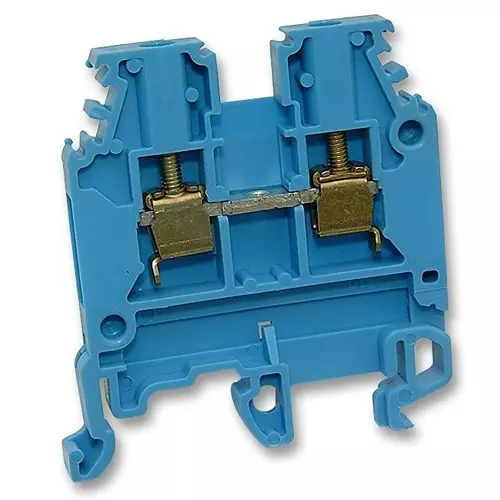 ENTRELEC - TE CONNECTIVITY TERMINAL BLOCK, DIN RAIL, 2POS, 6AWG, 012548605