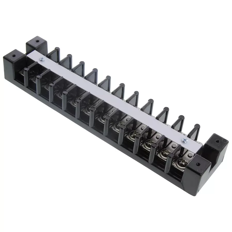 MARATHON SPECIAL PRODUCTS TERMINAL BLOCK, BARRIER, 12 POSITION, 16-10AWG, 1612STD