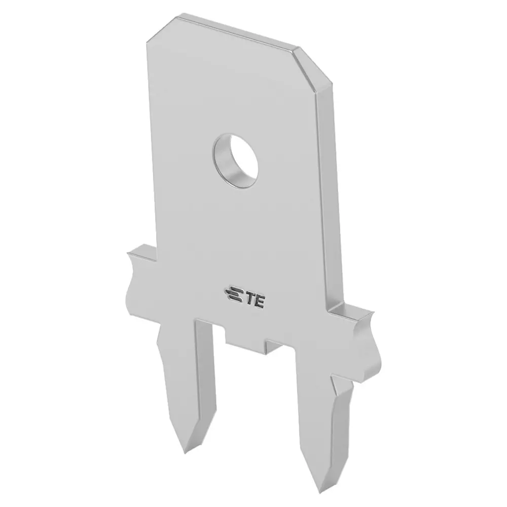 TE CONNECTIVITY Pcb Terminal, 6.35Mm X 0.81Mm, Brass, 2376595-2