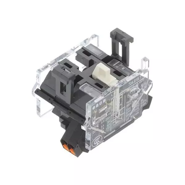 EAO Contact Block Snap In Mount Push-In, 704.918.1