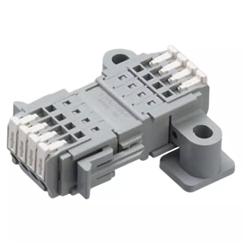 Sato Parts Screwless Terminal Block 2 Pole 100 mΩ or more (DC500 V), SL-4000-ASH-2PGY