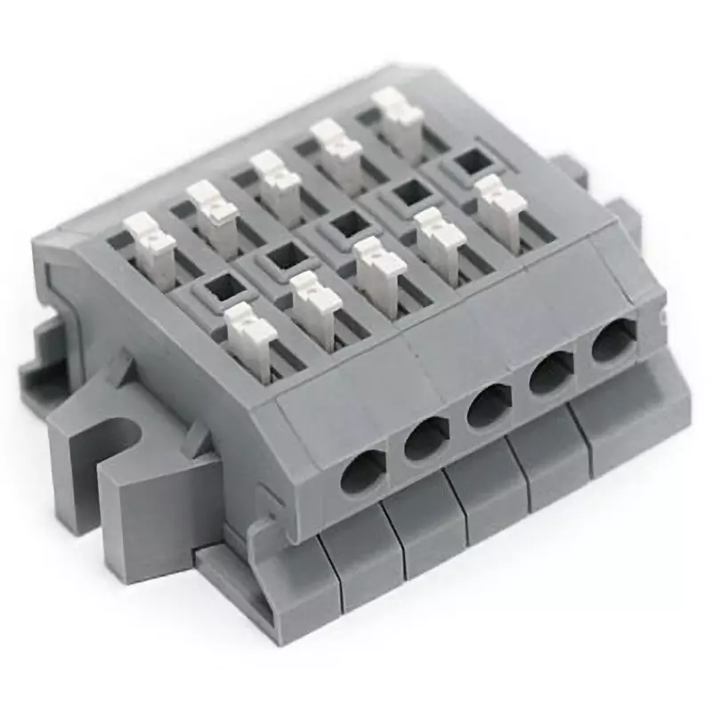 Sato Parts ML-1700 for Screwless Terminal Block Relay 5 Pole 100 mΩ or More (DC500V), ML-1700-A-5P