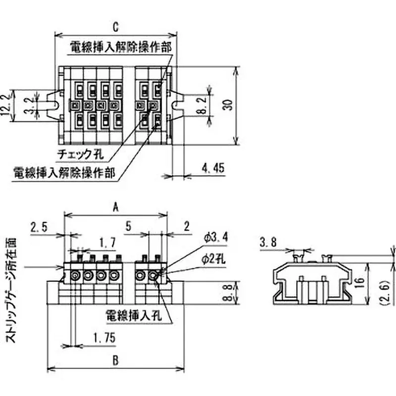 sato-parts-ml-1700-for-screwless-terminal-block-relay-5-pole-100-m-or-more-dc500v-ml-1700-a-5p