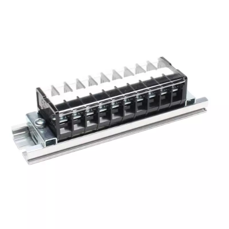 Toyo Giken Assembly Terminal Block Self-Up 1 Stage 8 mm Spacing C Type 20 mm Rail 53 Pole, CTL-15-53P