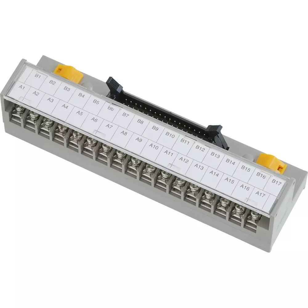 Toyo Giken Connector Terminal Block (PCN Series) 125 V AC/DC Screw / Flat 34 Pole, PCN-1H34