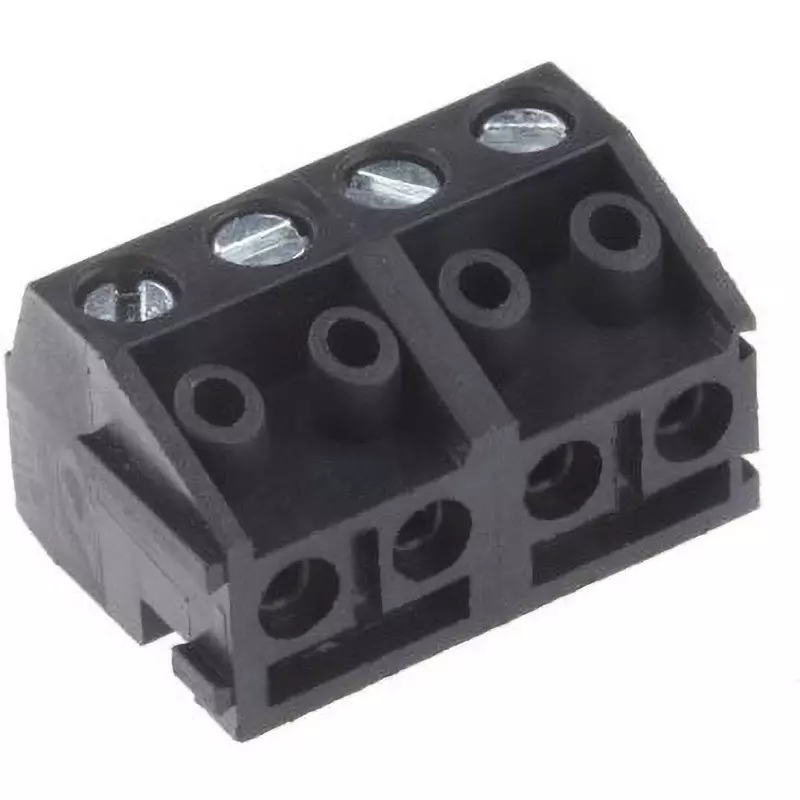 RS PRO Terminal Block PCB Mounting 250 V Rated Voltage, 897-1294 (Pack of 10)