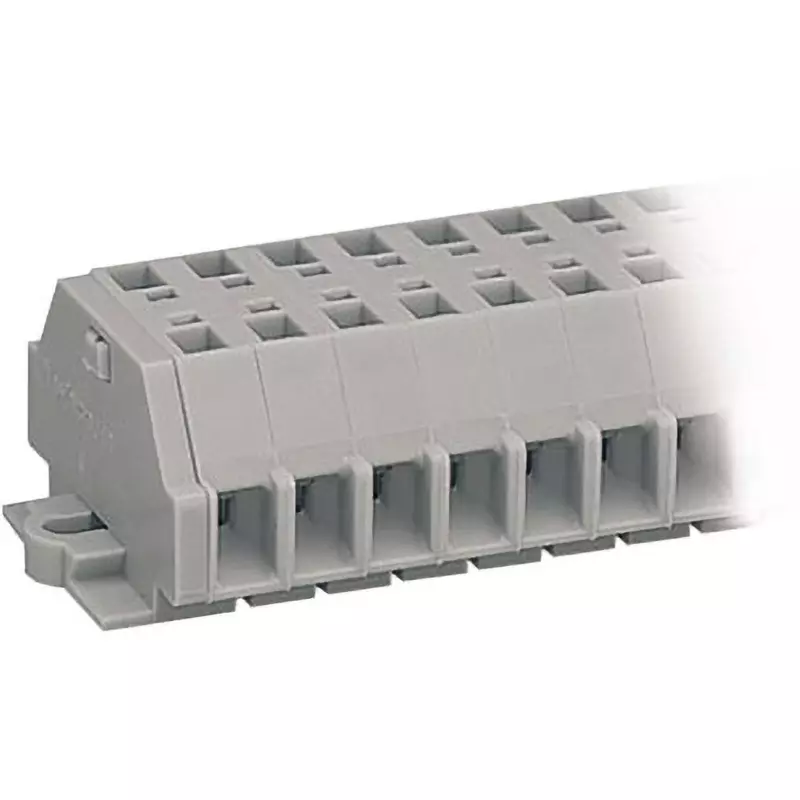 Wago Terminal Block 8P 500 V Rated Voltage Screwless Connection, 261-108