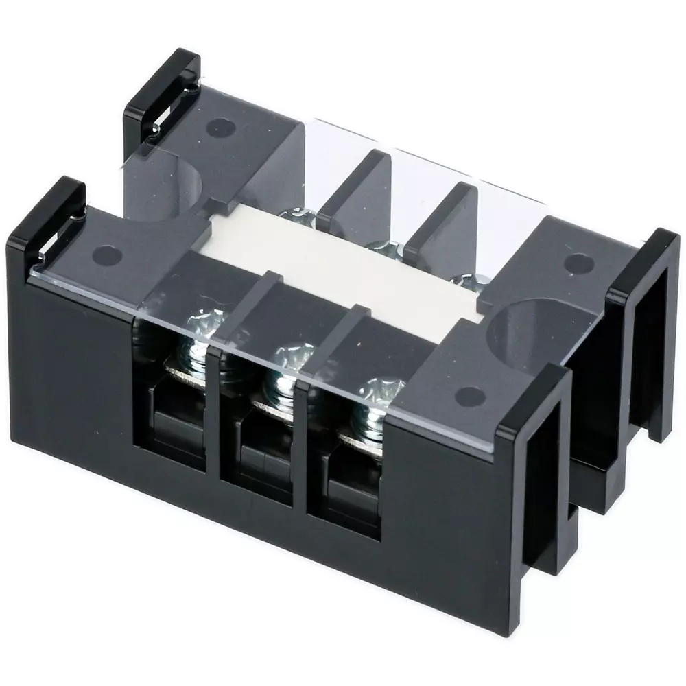 Kimura Electric Terminal Block 3 Pole for Up to 2 mm² Compatible Cable, TS-615 3P