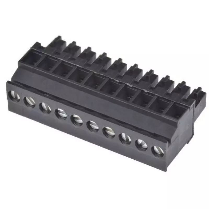 Weidmuller Terminal Block 17.5 Amp Rated Current 320 V Rated Voltage, BCZ 3.81/10/90 SN BK -1798610000 (Pack of 5)
