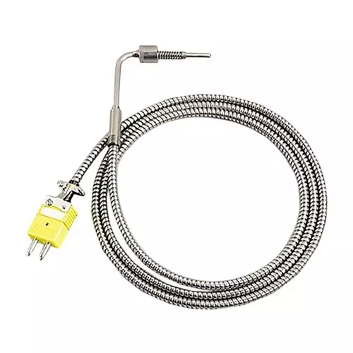 Omega Bayonet Style Thermocouples J-Type with 1.5 m Stainless Steel Armor Cable, BT-090-J-5 1/2-60-3
