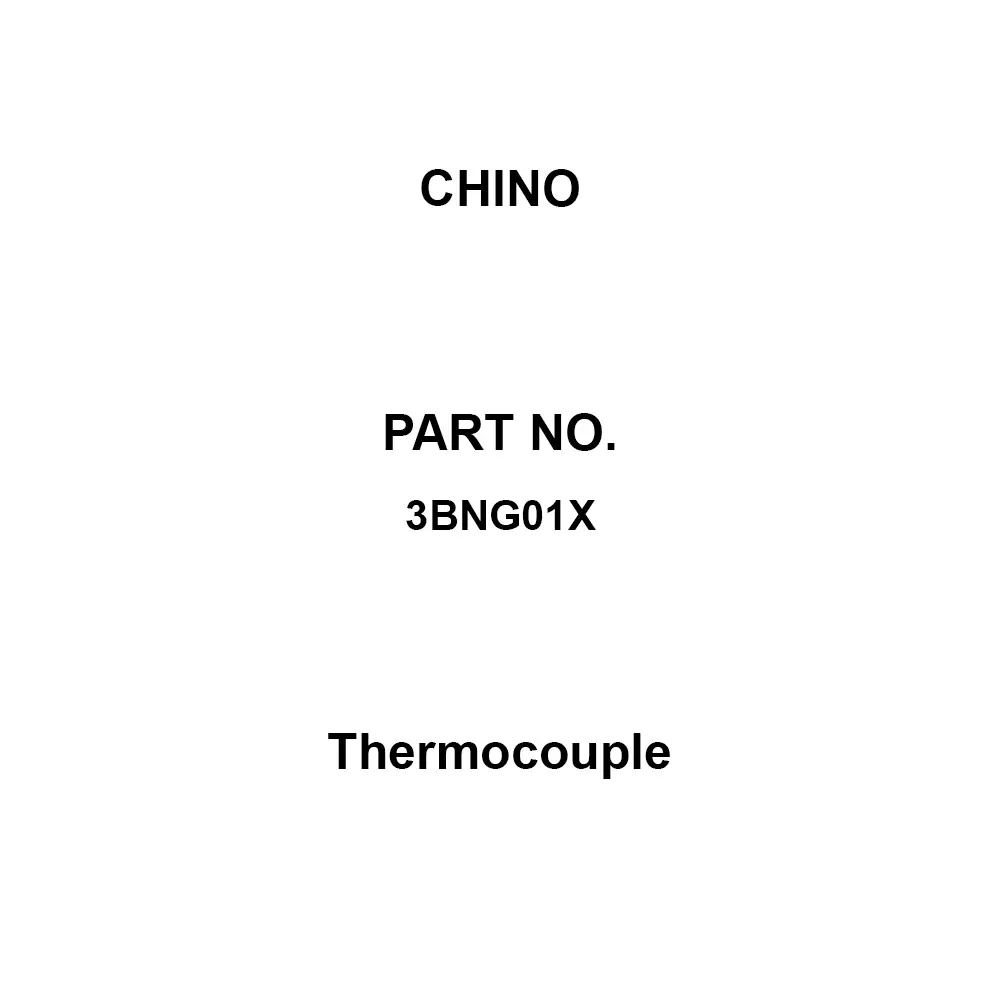 CHINO Thermocouple 100 m Length Φ0.32 mm Wire Dia, 3BNG01X