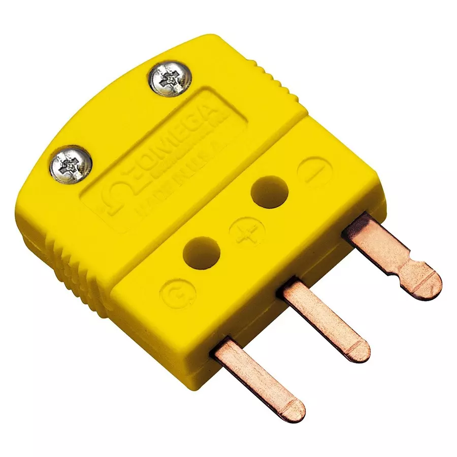 Omega Thermocouple Connector, K Type, Plug, MTP-K-M
