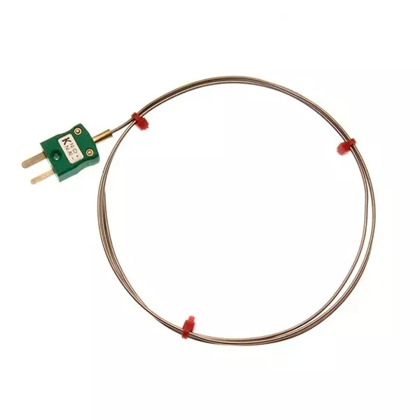 RS PRO K Type Mineral Insulated Thermocouple Miniature Plug 1000 mm Probe, 2623276 (Pack of 5)