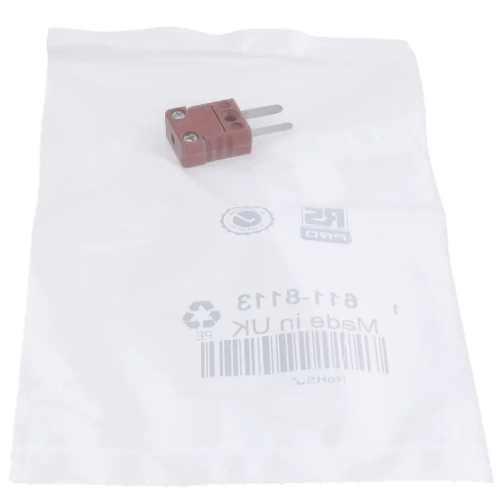RS PRO Thermocouple Connector Miniature Type K Thermocouple, 611-8113
