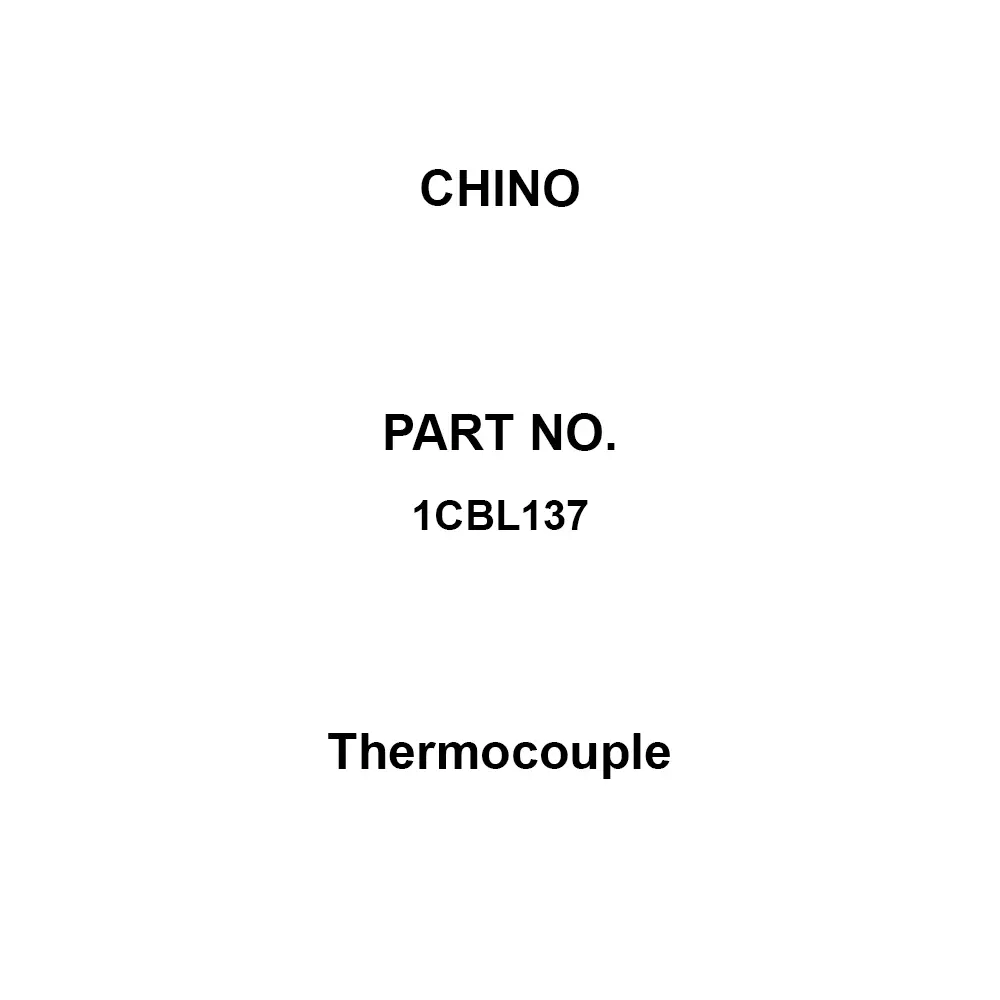 CHINO Thermocouple 750 mm Length Φ13xΦ9 mm Dia, 1CBL137