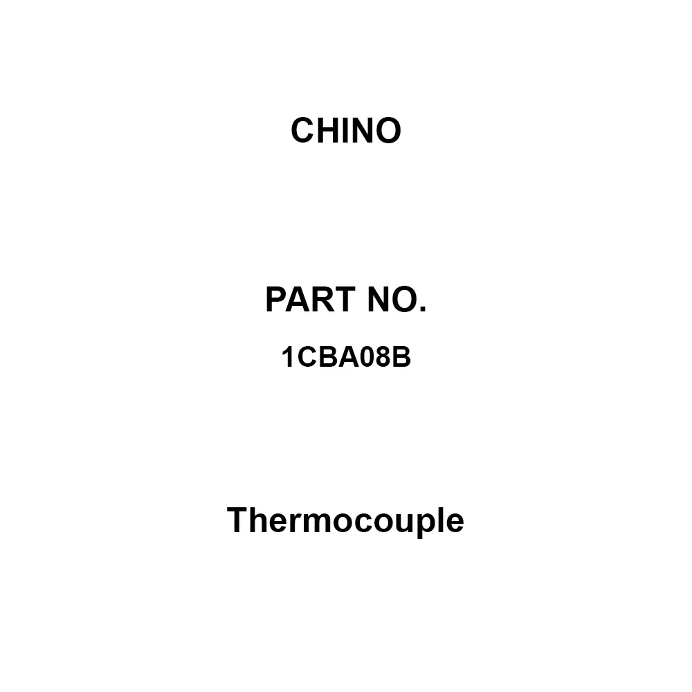 CHINO Thermocouple 1500 mm Length Φ8xΦ5 mm Dia, 1CBA08B