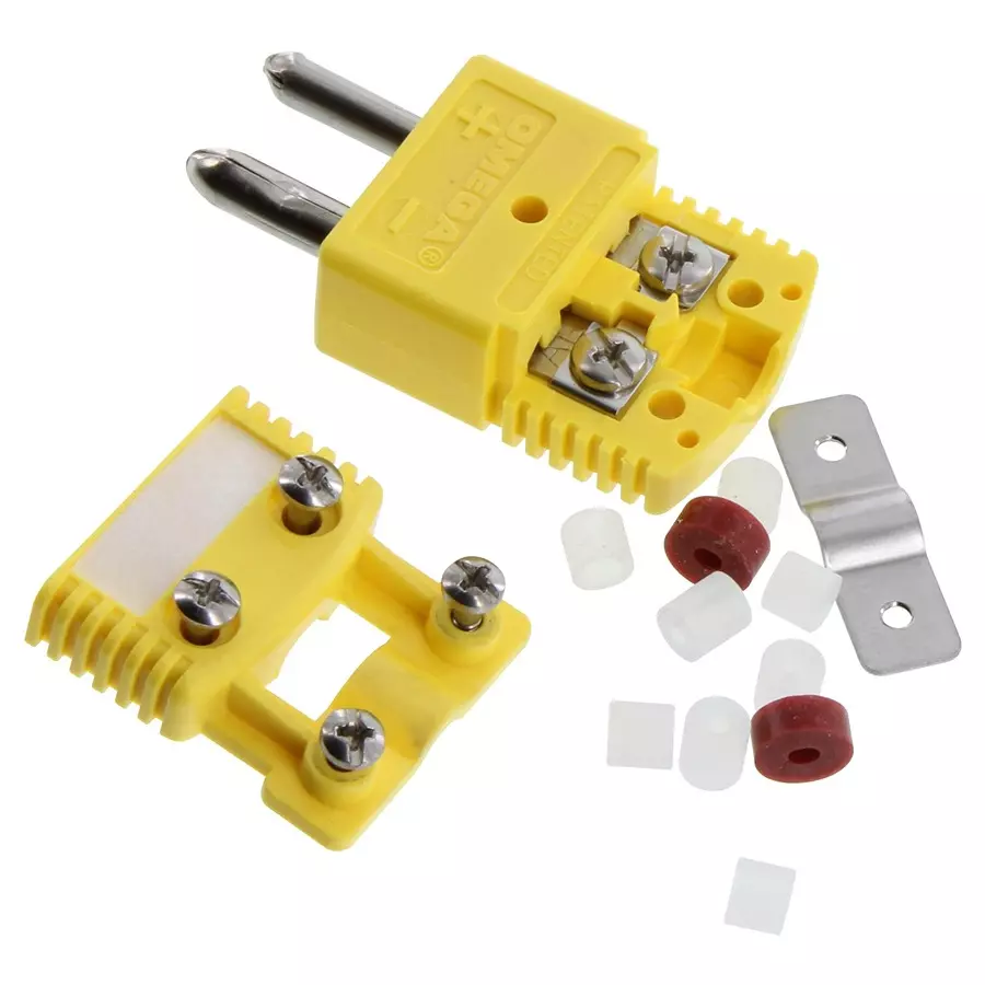 Omega Thermocouple Connector, K Type, Plug, OSTW-CC-K-M.