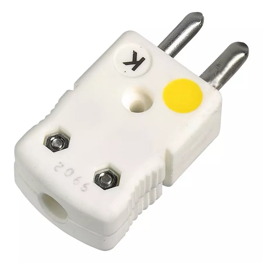Omega Thermocouple Connector, K Type, Plug, NHX-K-M.