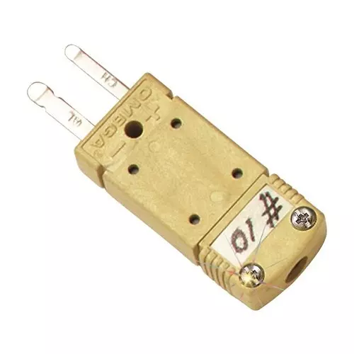 Omega Thermocouple Connector, K Type, Plug, HMPW-K-M
