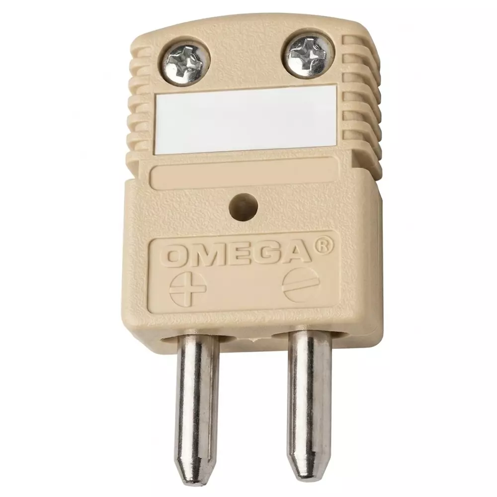 Omega Thermocouple Connector, K Type, Plug, HSTW-K-M.