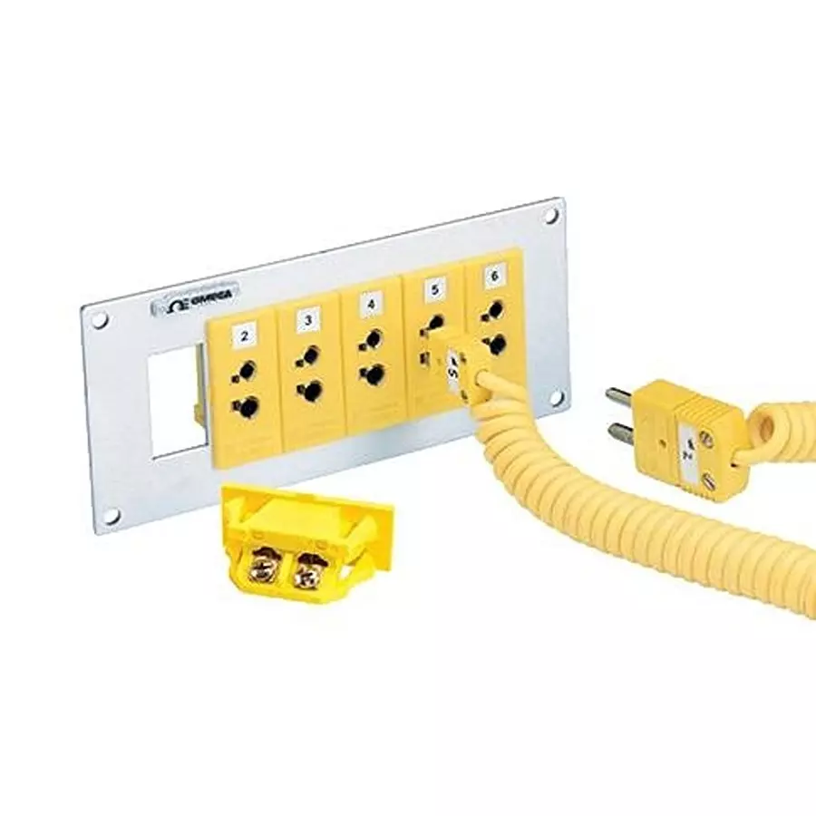Omega Thermocouple Connector, J Type, Rcpt, SPJ-J-F.