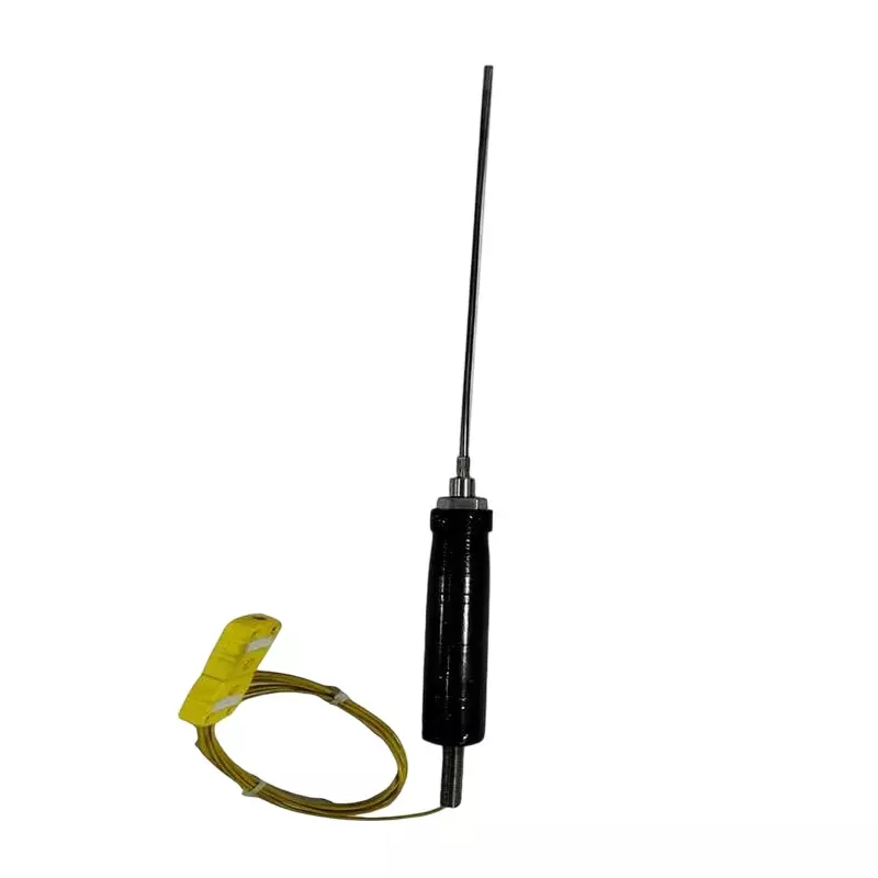 Japsin Instrumentation Economical Prick-Nib Type Thermocouple 4 Inch (101 mm) Handle 1 m Cable Length for Industrial Use